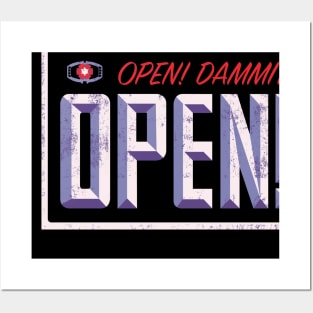 Open! Dammit! Posters and Art